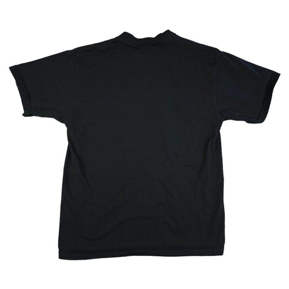 Vintage New Orleans Jazz T Shirt Mens Size Medium Black Y2K Saxophone Music NOLA - Picture 3 of 5